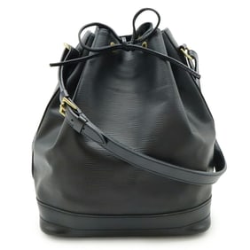 LOUIS VUITTON Epi Noe Shoulder Bag in Black Leather (Noir) M40842