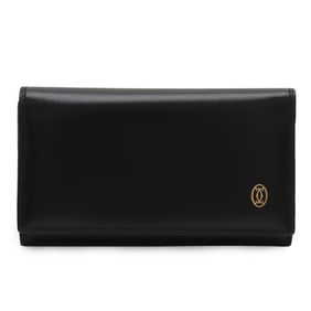 Cartier Pasha de Line 6-Key Case, Leather, Black, L3000127