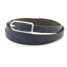 Hermès Api 1 Bracelet, Black Leather, ?F Stamp, Manufactured in 2002, Triple Strap, Leather