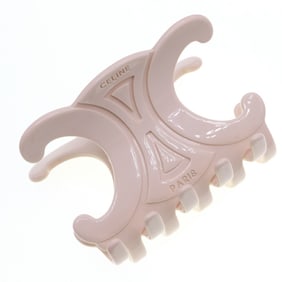 Celine Triomphe Large Hair Clip (46Y856IAS.01AV) in Ivory Acetate for Women