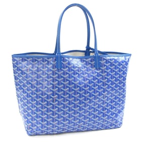 Goyard Saint Louis PM Tote Bag, Blue PVC and Leather Shoulder Bag for Men Women. GOYARD | Tote,