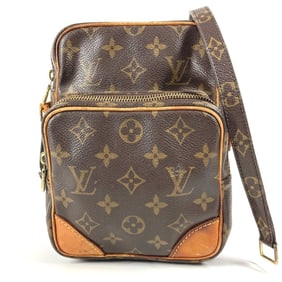 LOUIS VUITTON M45236 Monogram Amazon Shoulder Bag, Crossbody Pochette, Canvas, Brown, for Men and