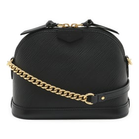 LOUIS VUITTON Epi Alma Mini Chain Shoulder Bag Pochette Noir Black M51405