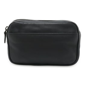 BOTTEGA VENETA Intrecciato waist bag, body pouch, leather, black