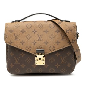 Louis Vuitton Monogram Reverse Pochette Metis MM Handbag/Shoulder Bag 2WAY M44876 Brown Leather
