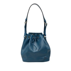 Louis Vuitton Epi Petit Noe Shoulder Bag M44152 Toledo Blue Leather Women's LOUIS VUITTON