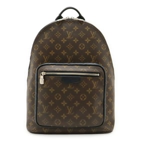 LOUIS VUITTON Monogram Macassar Josh Backpack/Shoulder Bag M41530