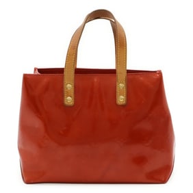 LOUIS VUITTON Monogram Vernis Reed PM Handbag/Mini Tote Bag in Rouge Red (M91088)