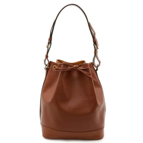 LOUIS VUITTON Epi Noe Shoulder Bag in Kenya Brown Leather (M44003)