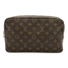 LOUIS VUITTON Monogram Truss Toilette 28 Clutch Bag, Second Travel Pouch, Multi-Pouch M47522
