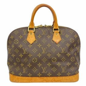 Louis Vuitton Monogram Alma Handbag M51130 Brown Women's