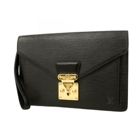 Louis Vuitton Epi Leather Pochette Serie Dragonne Clutch Bag M52612 Noir Men's