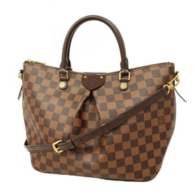 Louis Vuitton Damier Siena MM Ebene Handbag N41546, 2-Way Bag for Women