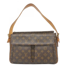 Louis Vuitton Monogram Viva Cite GM Shoulder Bag M51163 Brown Women's