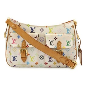 LOUIS VUITTON Monogram Multicolore Lodge GM Shoulder Bag in Bron White, M40051