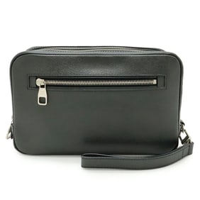 LOUIS VUITTON Taiga Neo Pavel Second Bag/Clutch Bag, Leather, Ardoise, Black, M32902