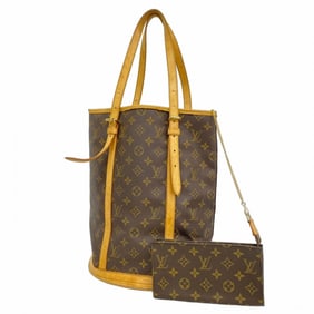 Louis Vuitton Monogram Bucket GM Tote Bag M42236 Brown Women's