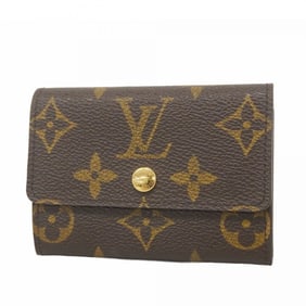 Louis Vuitton Monogram Porte Monnaie Platter Wallet/Coin Case M61930 Brown Men's/Women's