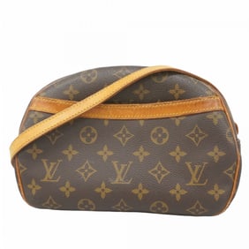 Louis Vuitton Monogram Blois Shoulder Bag M51221 Brown Women's
