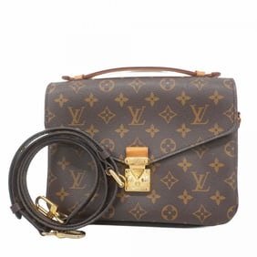 Louis Vuitton Monogram Pochette Metis MM M44875 Brown 2-Way Bag for Women