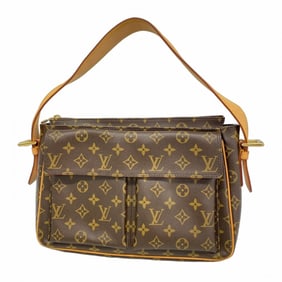 Louis Vuitton Monogram Viva Cite GM Shoulder Bag M51163 Brown Women's