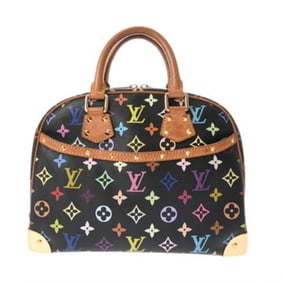 LOUIS VUITTON Multicolore Trouville Noir M92662 Women's Monogram Handbag, Condition: B, Pre-owned,
