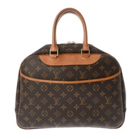 LOUIS VUITTON Monogram Deauville Brown M47270 Women's Canvas Handbag, Condition: B, Pre-owned, Ginzo