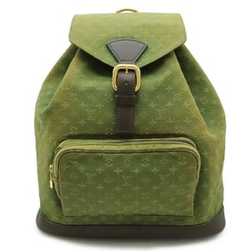 LOUIS VUITTON Monogram Mini Montsouris GM Backpack Shoulder Bag TST Khaki Green M92456