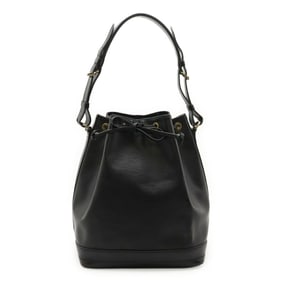 LOUIS VUITTON Epi Noe Shoulder Bag in Black Leather (Noir) M40842