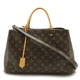 LOUIS VUITTON Monogram Montaigne GM Handbag, Tote Bag, Shoulder Bag M41067
