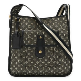 LOUIS VUITTON Monogram Mini Besas Mary-Kate Shoulder Bag in Canvas and Leather, Noir Black, M92324