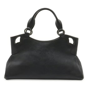 Cartier Marcello de handbag tote bag in black leather