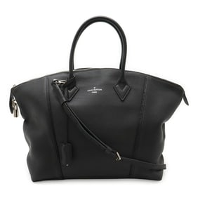 LOUIS VUITTON Parnassus Lockit MM Handbag, Tote Bag, Shoulder Leather, Noir, Black, M94592