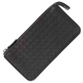 Bottega Veneta Intrecciato Pouch, Dark Brown Leather Clutch Bag for Men and Women