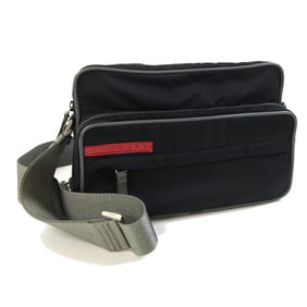 Pradasports Prada Sport 4VA122 Black Nylon Crossbody Shoulder Bag for Men and Women