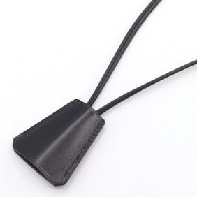 Hermès Kelly Watch Neck Strap, Black Box Calf Leather, Pendant Bag Charm, Women's, HERMES