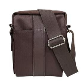 Hermes Pre-owned Hermès Pochette Bandouliere PM Acapulco Shoulder Bag in Brown with Toile Chevrons,