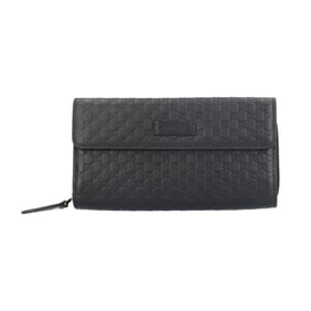Gucci Micro Guccissima Long Wallet, Leather 449364, Men's/Women's, Pre-owned GUCCI Bifold Wallet