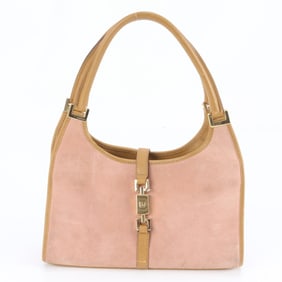 Gucci Jackie 002 1068 Leather Shoulder Bag, Handbag, Pink, Women's