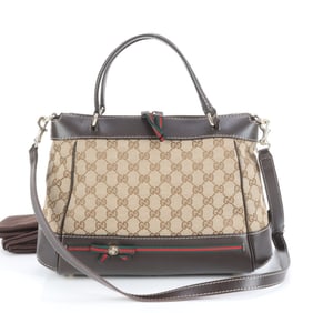 Gucci GG Canvas Mayfair 269894 Leather 2-Way Shoulder Bag (Shoulder/Handbag) for Women