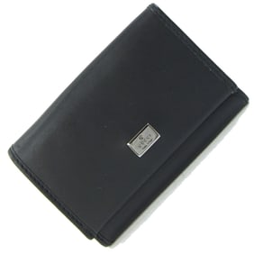 Gucci 6-Key Case 92758 Black Leather Key for Men