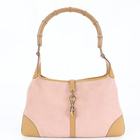 Gucci Bamboo Kandinsky 001 4060 Leather Shoulder Bag/One-Shoulder Tote for Women