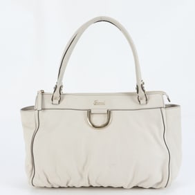 Gucci Abbey 189831 Leather Tote Bag Shoulder Handbag Women's