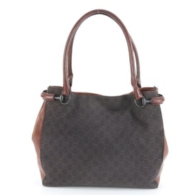 Gucci GG Canvas Horsebit Leather Tote Bag (101346) - Shoulder/Handbag for Women