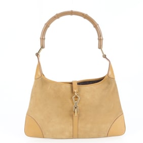 Gucci Bamboo Kandinsky 001 4060 Leather Shoulder Bag/One-Shoulder Tote for Women