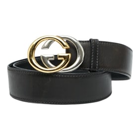 Gucci Belt Size: 95 38 Black Leather Women's GUCCI