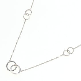 Tiffany Necklace 1837 Multi-Circle SV Sterling Silver 925 Pendant Women's TIFFANY & CO