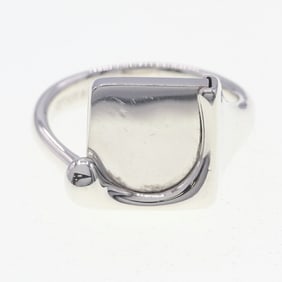 Tiffany & Co. Elsa Peretti Splash Square Ring in Sterling Silver (925) - Size 12, US6, Women's.