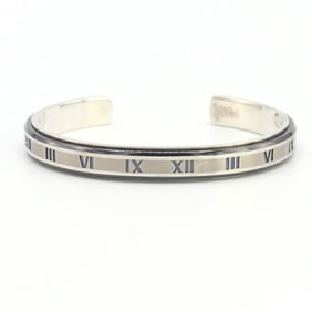 Tiffany Atlas Sterling Silver 925 Titanium Bracelet Cuff for Men and Women, TIFFANY & CO
