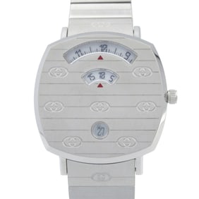 Gucci Grip Watch, Stainless Steel, Boys', White, YA157401